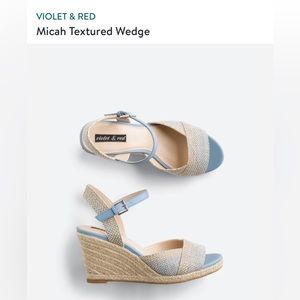 Violet and Red Stitch Fix Collection Wedge